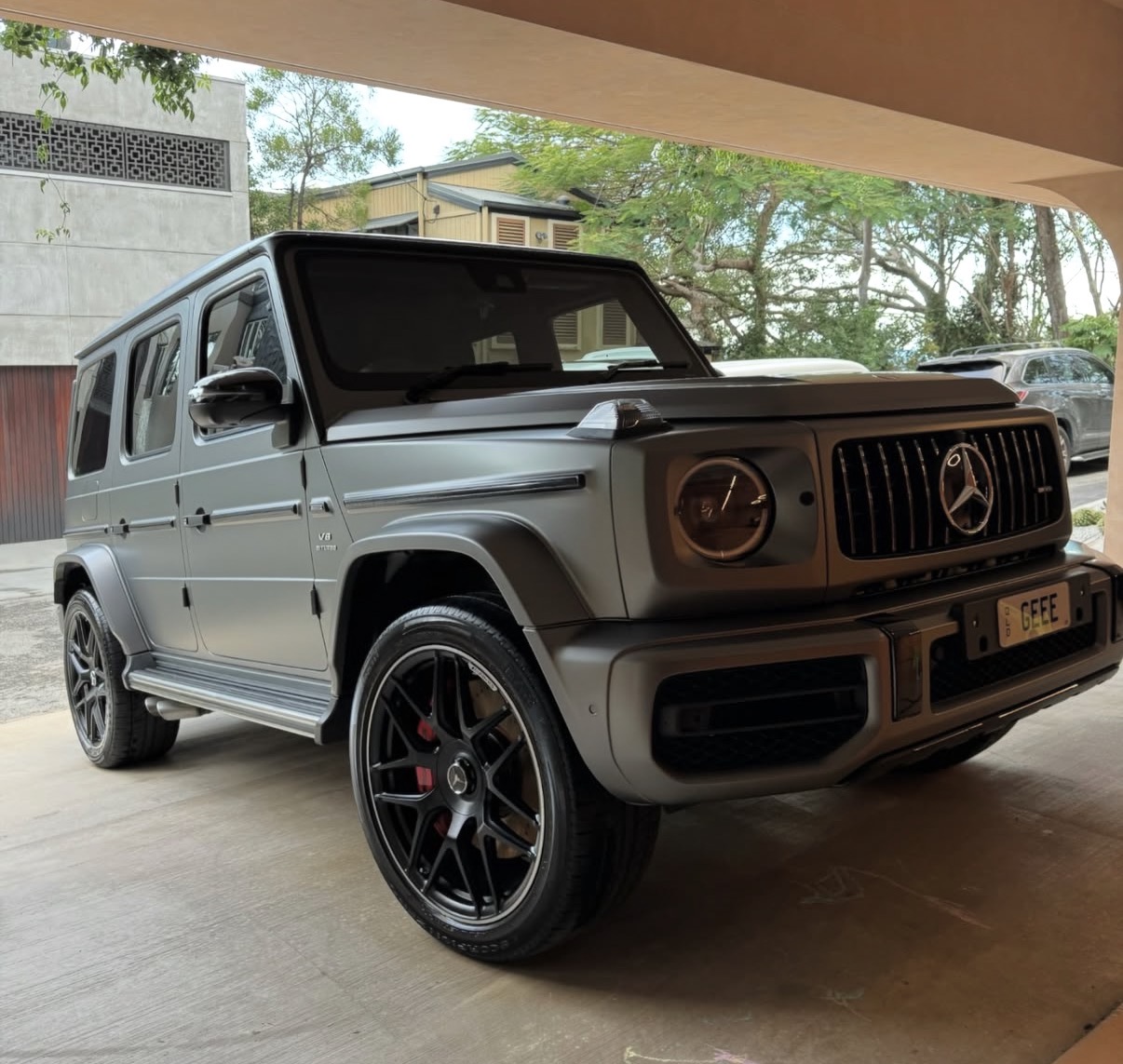 Mercedes G-Wagon after a full exterior detail and gloss enhancement in Melbourne